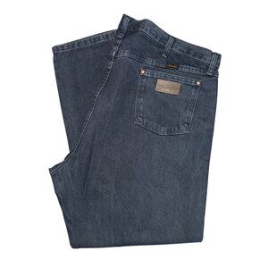 Wrangler 13MWZCG Mens Jeans 46 29 Straight Leg Gray Denim Logo Western Cowboy